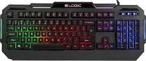 Vadu datora tastatūra Logic LC Starr Two, EN, melna krās.