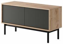 ТВ стол Mark Basic, серый цв./светло-коричневый цв., 104 см x 39 см x 57 см