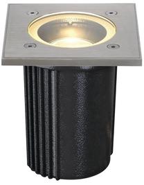Įleidžiamas lauko šviestuvas SLV Dasar Exact 116, 35W, GU10, IP67, nerūdijančiojo plieno sp., 11.6 cm x 16.5 cm