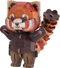 3D пазл MakeBug Red Panda MB-D-0040, 10 см x 5 см, коричневый цв.