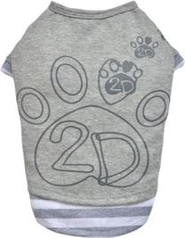 Marškinėliai šuniui DoggyDolly DD-T576-L, pilka sp., L