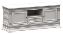 TV galds ZOV Patricija T2-150, sudraba krās., 151.8 cm x 46.8 cm x 63.7 cm