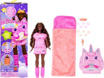 Кукла с аксессуарами Mattel Barbie Sleepover Reveal JMR89, 28 см, розовый цв.