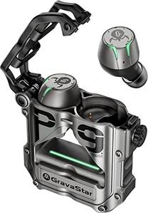 Bezvadu austiņas GravaStar Sirius Pro P9_GRY, pelēka krās.