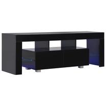 TV galds VLX 283735, melna krās., 130 cm x 35 cm x 45 cm