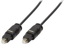 Vads Logilink Optical Cable Toslink, Toslink, 1 m, melna krās.