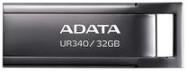 USB zibatmiņa A-Data UR340 AROY-UR340-32GBK, pelēka krās., 32 GB