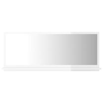 Spogulis VLX 804586, stiprināms, 90 cm x 37 cm, spīdīgi balta krās.