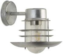 Õue seinavalgusti Searchlight Conrad, 10W, E27, IP44, hõbe v., 23 cm x 25 cm