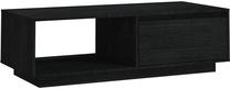 Kavos staliukas VLX, juoda sp., 110 cm x 50 cm x 33.5 cm
