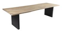 Lauko stalas Home4you Royal, ruda sp., 290 cm x 100 cm x 76 cm