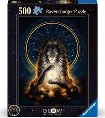 Dėlionė Ravensburger Shining Lion, 49 cm x 36 cm, 500 vnt., įvairių spalvų