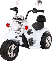 Vaikiškas elektrinis motociklas Ramiz Hot Chopper, balta sp.