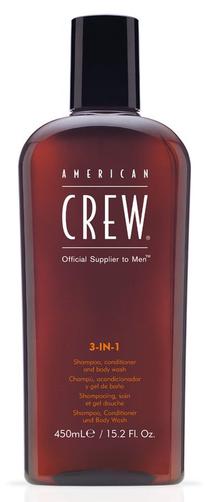 Šampūnas American Crew 3in1, 450 ml