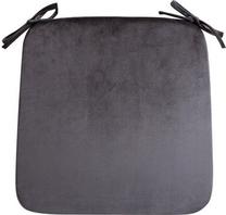 Kėdžių pagalvėlė Home4you Velvet P0005968, tamsiai pilka sp., 39 cm x 39 cm