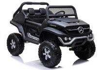 Vaikiškas elektromobilis Lean Cars Mercedes Unimog, juoda sp.