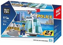 Konstruktorius Blocki MyPolice Policijos stotis KB0652, 57 vnt.