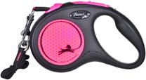 Automātiskā pavada Flexi New Neon, rozā krās., M 5m