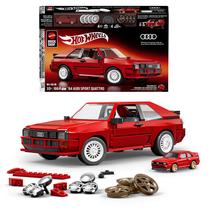Конструктор, автомобиль Mattel Hot Wheels Audi Sport Quattro JLK39, 864 шт., красный цв.