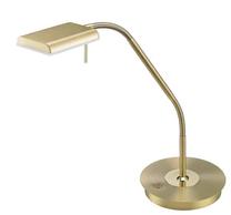 Darba galda gaismeklis Trio Bergamo 520910108, LED, 12W, misiņa krās./misiņa krās.