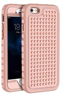 Telefona vāciņš Devia Armor Shockproof Case, rozā krās., Apple