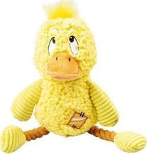 Žaislas šuniui, pliušinis Duvo Duck, 16 cm, geltona sp.