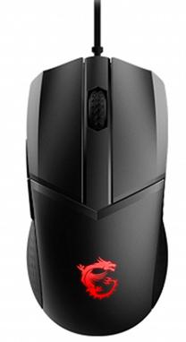 Laidinė žaidimų pelė MSI Clutch GM41 Lightweight V2, usb / ps/2 laidas, juoda sp.