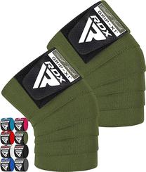 Tvarstis RDX Knee Wraps, Universalus, juoda sp.