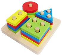 Attīstošās rotaļlietas Geometric Shapes Set