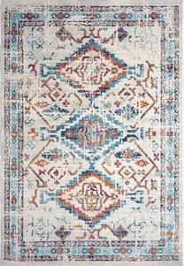 Paklājs iekštelpu Conceptum Hypnose Vintage 7661, balts krās./tirkīza krās., 290 cm x 200 cm