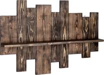 Sieninė lentyna Kalune Design Raf 85, ąžuolo sp./tamsiai ruda sp., 60 cm x 11 cm x 87 cm