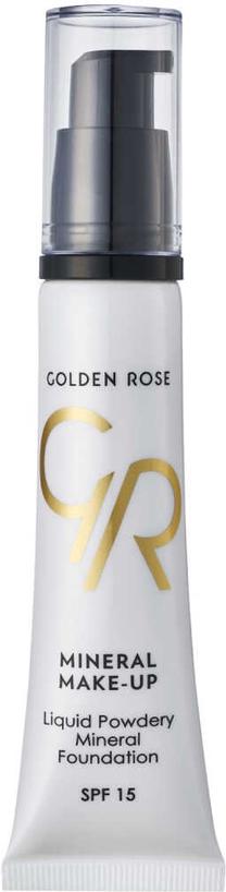 Жидкая основа для макияжа Golden Rose Mineral Make-Up, SPF 15, 06 honey, 35 мл