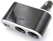 Automobilinis įkroviklis Omega, Cigarette Lighter Socket/2 x USB