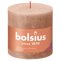 Žvakė, cilindrinė Bolsius Rustic Shine Creamy Caramel, 60 h, ruda sp.