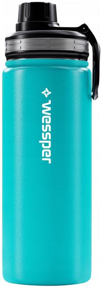 Termogertuvė Wessper ActiveMax Steeline, 0.5 l, žalia sp.