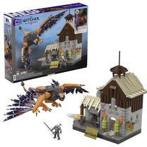 Конструктор Mattel Mega Mega Construx Geralts Griffin Hunt HDL28, 1170 шт., многоцветный
