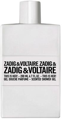Kūno prausimosi želė Zadig & Voltaire, 200 ml