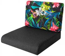 Lauko baldų pagalvių rinkinys Hobbygarden Nel R3 NELCKL14, juoda sp./įvairių spalvų, 39 x 70 cm