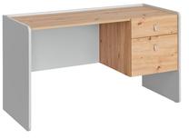 Rakstāmgalds ar atvilktnēm ASM Vivero Typ 05, 134 cm x 57 cm, 78 cm, ozola krās./pelēka krās.