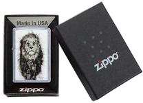 Šķiltava Zippo Lighter 49088, sudraba krās.