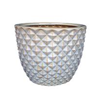 Puķu pods Domoletti IP17-1063_L, keramika, Ø 29 cm, balta krās.