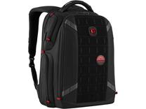 Portatīvā datora mugursoma Wenger PlayerOne Gaming NB, melna krās./sarkana krās., 29 l, 17.3"