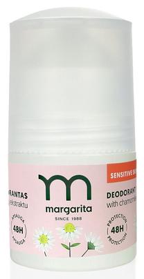 Dezodorants sievietēm Margarita Sensitive Skin Chamomile, 50 ml