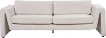 Sofa Beliani Maunu, šviesiai smėlinė, 237 x 83 cm x 76 cm
