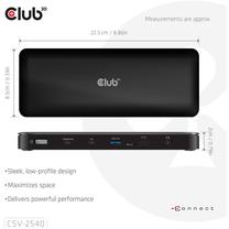 Адаптер Club 3D CSV-2540, черный цв.