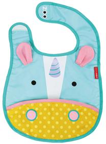 Lācīte zīdainim Skip Hop Zoo Tuck Away Bib Unicorn, 6+ mēn.