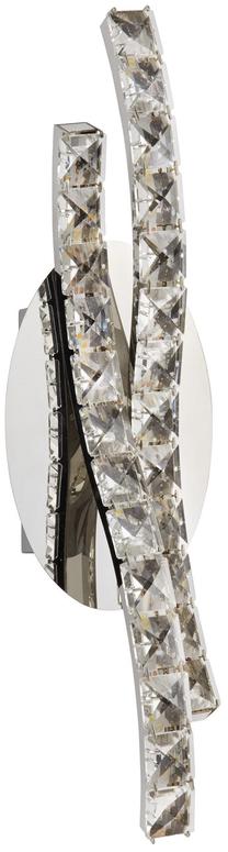 Valgusti seinale Searchlight Lux & Belle 8602-2CC, LED, 4000 °K x 2.9 W, läbipaistev v./kroom v. / kroom v.