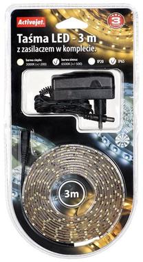 LED juosta ActiveJet Z180L3528WCI, 3 m, IP65, 12 V