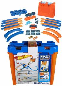 Автомобильная трасса Mattel Hot Wheels Track Builder Mega Stunt Box GGP93, многоцветный
