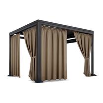 Pavėsinės užuolaida ZMOB-03, 150 x 190 cm, tamsaus smėlio spalva